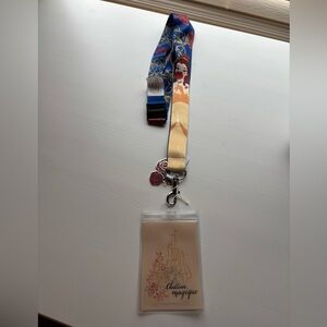 Disney - Disneyland Paris Beauty and the Beast Lanyard